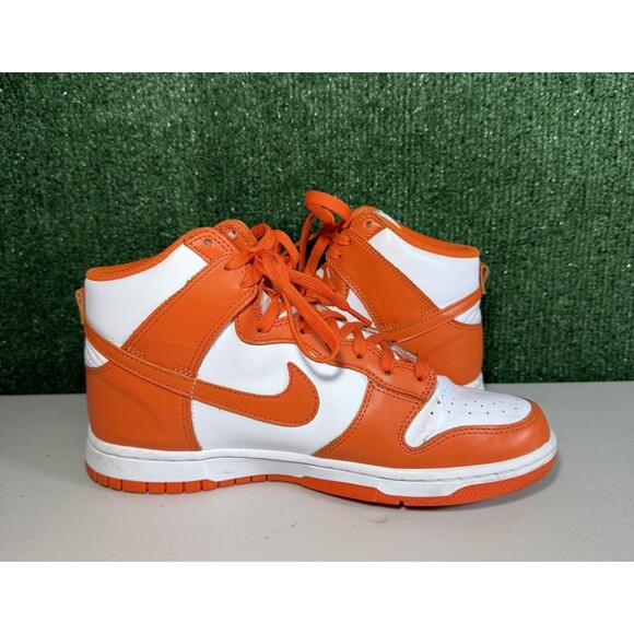 Nike Dunk High Shoes Syracuse SP 2021 Orange & White Men’s Size 8 DD1399-101 main image 7